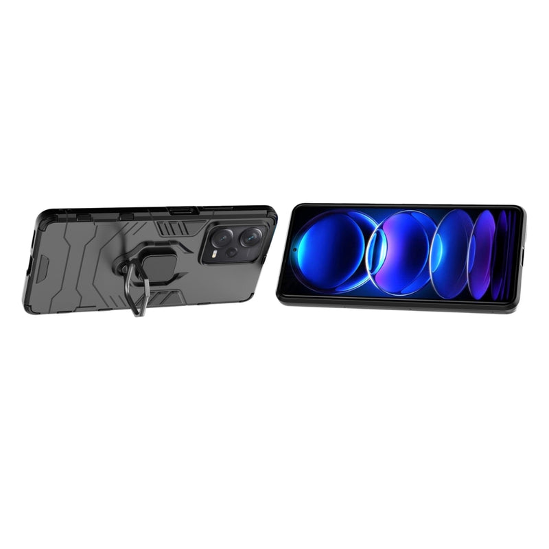 Load image into Gallery viewer, Xiaomi Redmi Note 12 Pro Plus - Heavy Duty Armor Case With Ring Holder Stand - Polar Tech Australia
