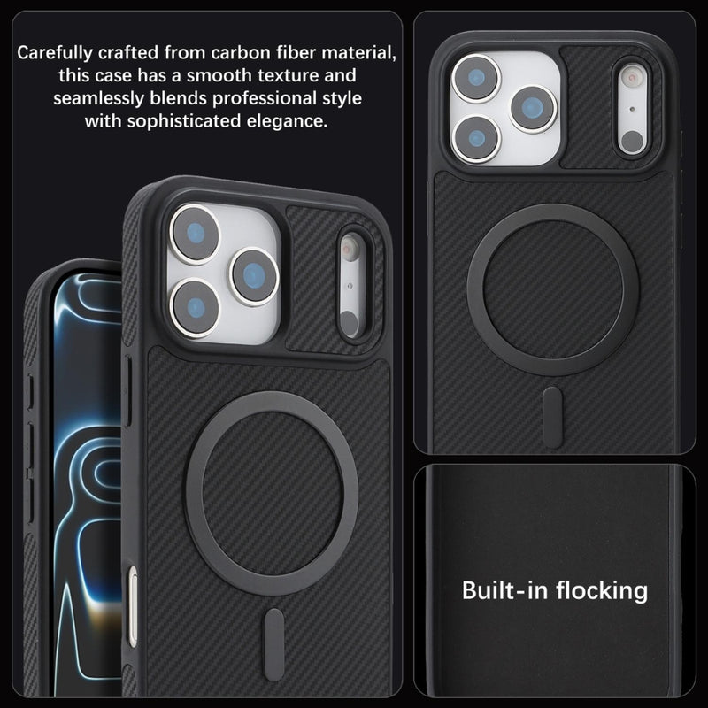 Chargez l'image dans la visionneuse de la galerie, Apple iPhone 18 Pro - Kalebol Carbon Fiber MagSafe Phone Case
