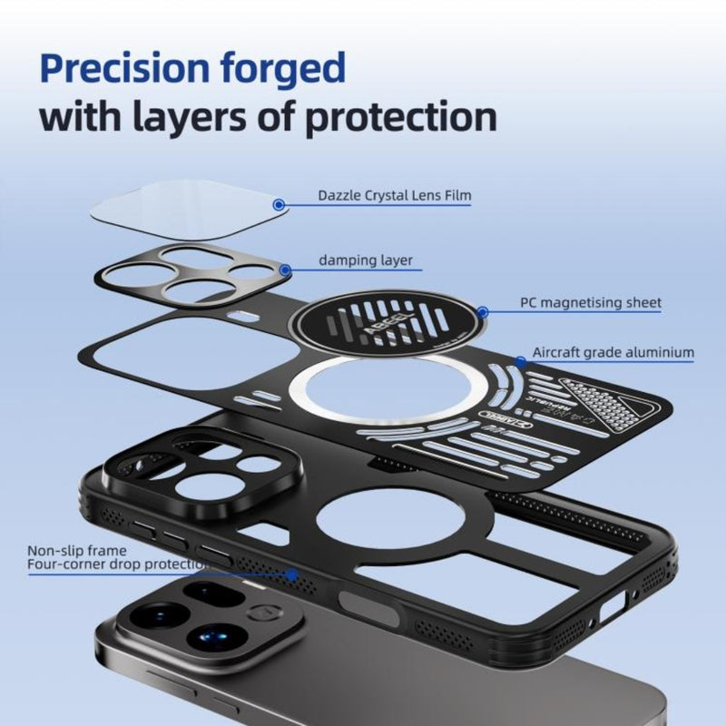 Cargue la imagen en el visor de la galería, OPPO Find X9 Pro - Magsafe Heat Sink Cooling Phone Case
