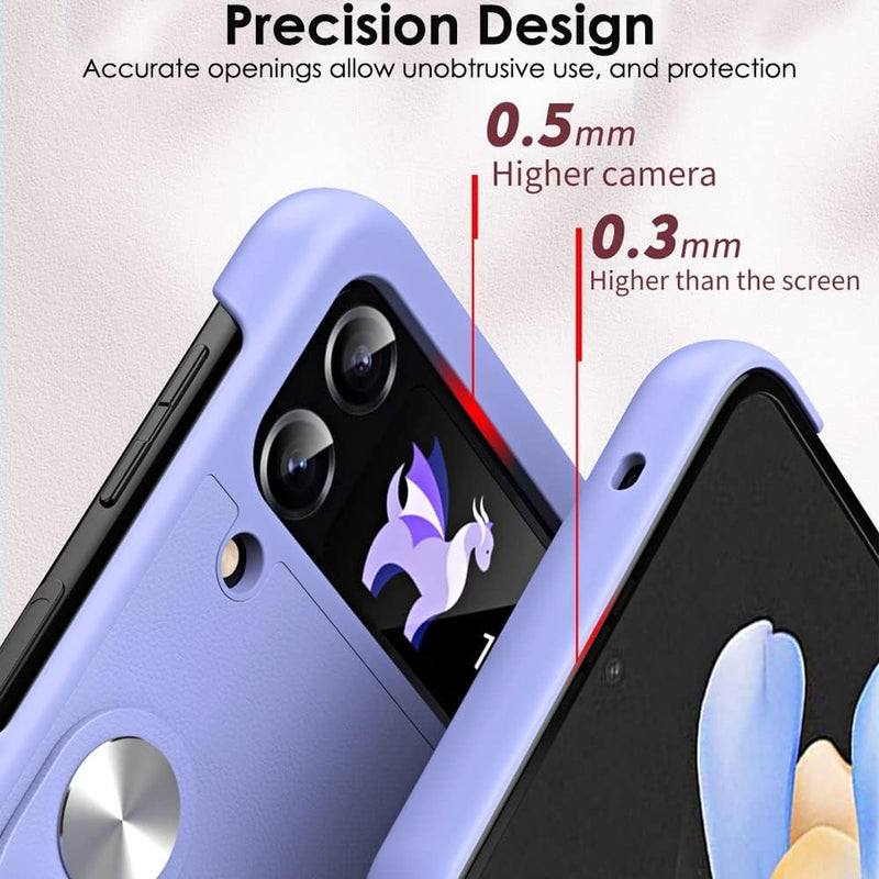 Chargez l&#39;image dans la visionneuse de la galerie, Samsung Galaxy Z Flip 5 (SM-F731) - PU Leather Handheld Stand Phone Case

