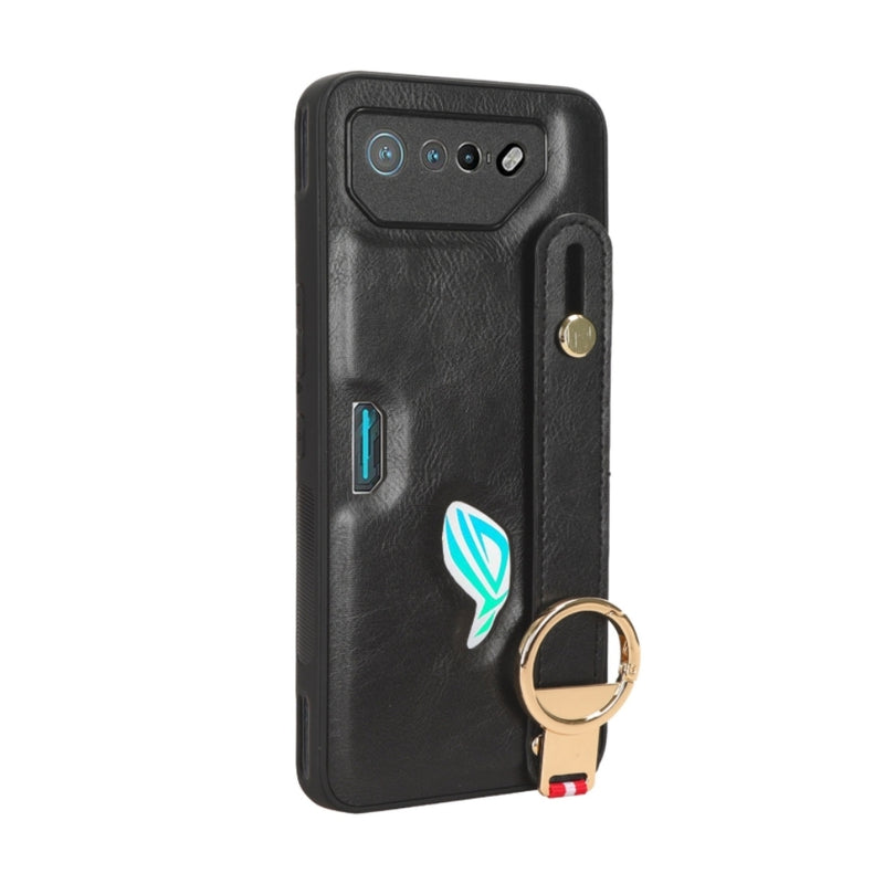 Cargue la imagen en el visor de la galería, Asus ROG Phone 5 - Wristband Leather Back Phone Case
