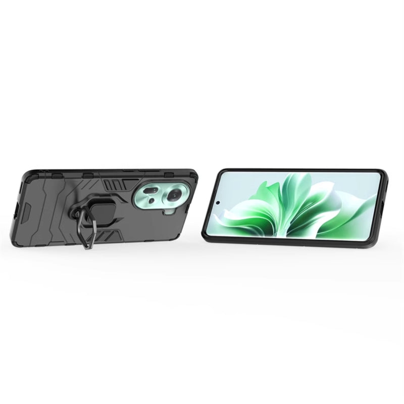 Chargez l&#39;image dans la visionneuse de la galerie, OPPO Reno11 5G (CPH2599) - Heavy Duty Armor Case With Ring Holder Stand - Polar Tech Australia
