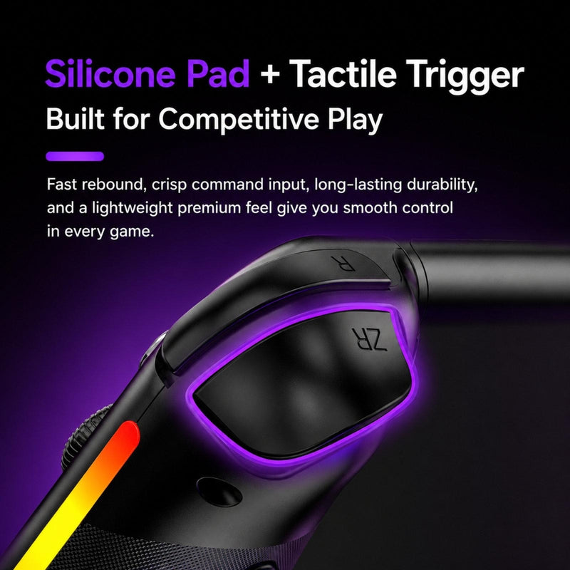 Chargez l'image dans la visionneuse de la galerie, Nintendo Switch 2 Left + Right Magnetic Controllers 9-Axis RGB Motion-Sensing Hall-Effect Joystick With Bluetooth 5.4 Wake-Up and Burst Fire Functionality

