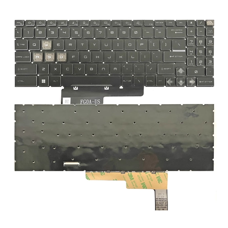 Load image into Gallery viewer, MSI GF66 MS-1582 GF76 GL76 GL66 MS-17L1 MS-17H3 Series - Laptop Keyboard With Backlit US Layout - Polar Tech Australia
