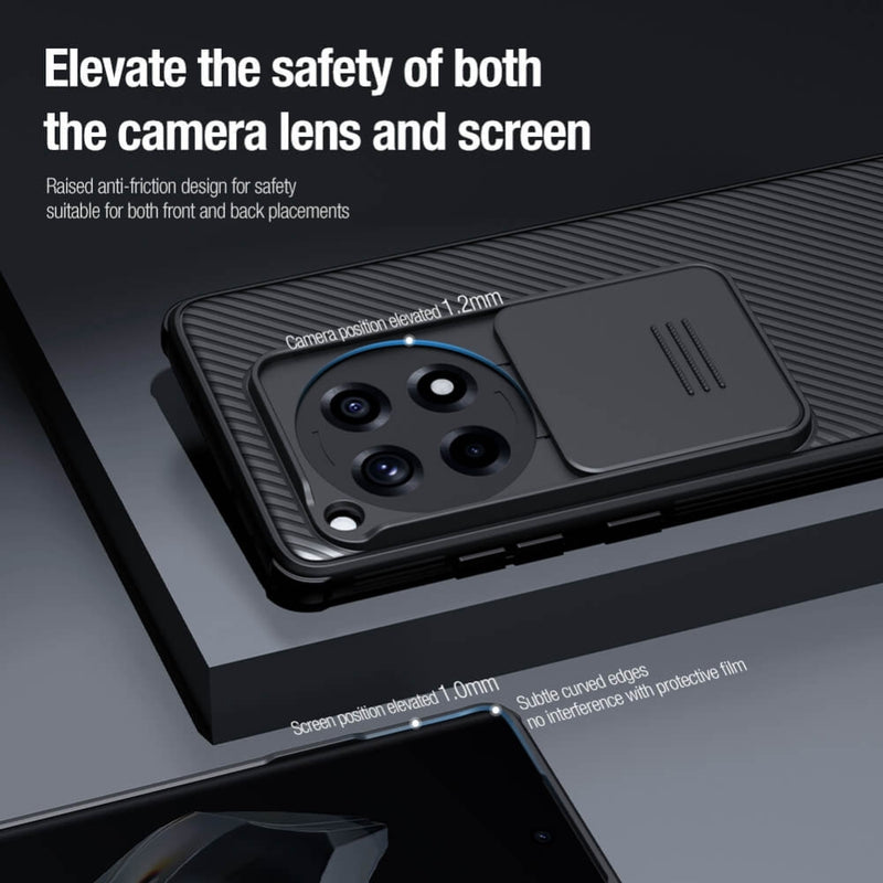 Chargez l&#39;image dans la visionneuse de la galerie, OnePlus 12R - Nillkin Slide Cover Camera Lens Privacy Protection Case - Polar Tech Australia
