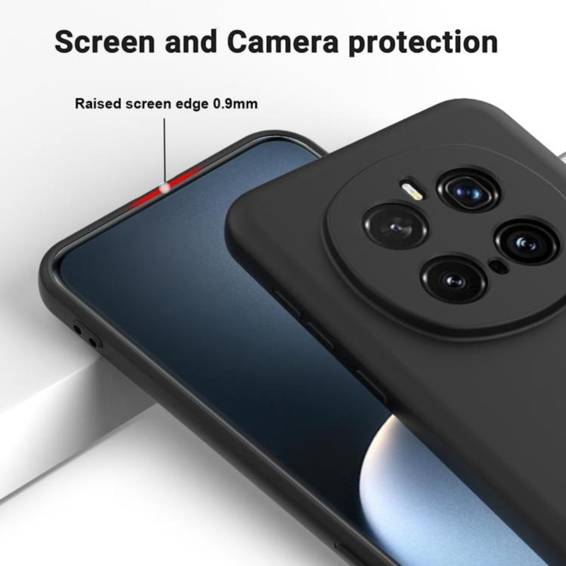 Cargue la imagen en el visor de la galería, Honor Magic7 (PTP-AN00) - Solid Color Liquid Silicone Dropproof Full Coverage Phone Case
