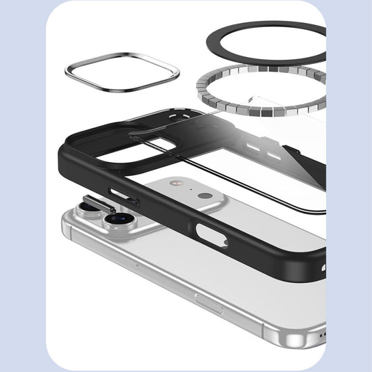 Apple iPhone 17 Air - Transparent Anti-Drop Magnetic Protective Case