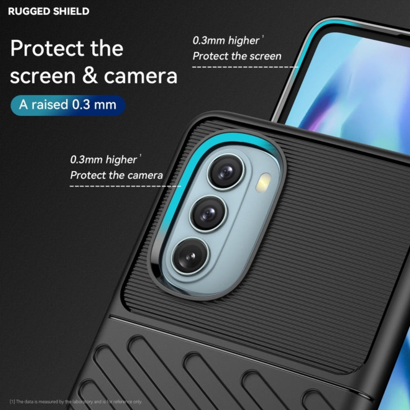 Cargue la imagen en el visor de la galería, Motorola Moto G50 5G - Thunder Series Twill Texture Thickened Anti-fall Protection TPU Case
