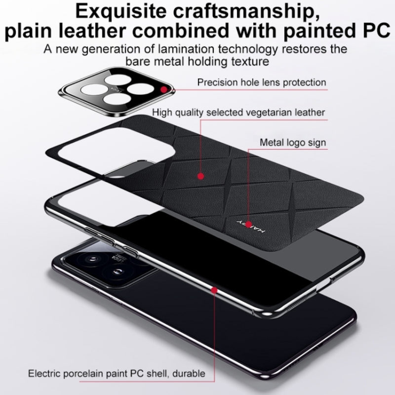 Cargue la imagen en el visor de la galería, Xiaomi Mi 14 Pro - Plain Leather PC Phone Case - Polar Tech Australia
