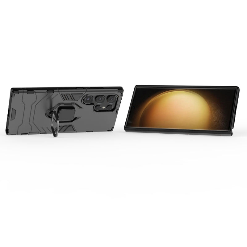 Load image into Gallery viewer, Samsung Galaxy S20 (SM-G980, SM-G981) - Heavy Duty Armor Case With Ring Holder Stand
