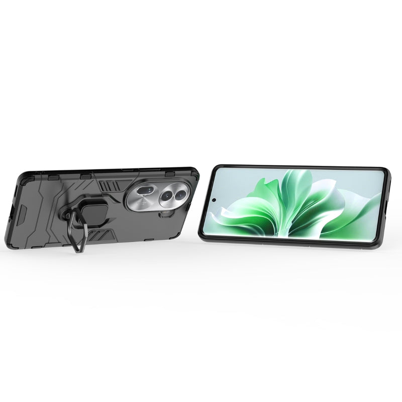 Cargue la imagen en el visor de la galería, OPPO Reno11 Pro 5G (CPH2607) - Heavy Duty Armor Case With Ring Holder Stand - Polar Tech Australia
