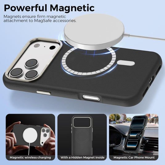 Apple iPhone 18 Pro Max - Mocome Plain Magnetic Shockproof Phone Case