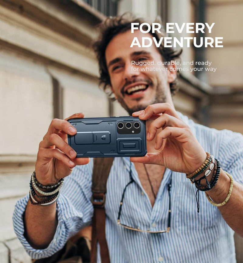 Load image into Gallery viewer, [Camera Cover &amp; Screen Protector &amp; Kickstand] Samsung Galaxy S24/PE/Plus/Ultra - Shockproof Rugged Case Full-Body Bumper Protective Heavy Duty Case - Polar Tech Australia
