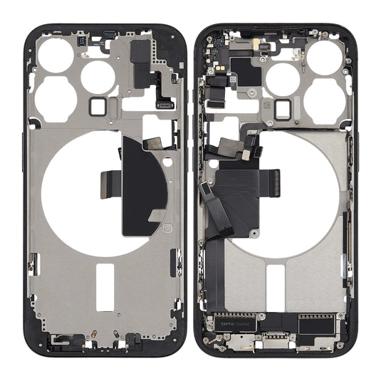 [With Built-in Parts] Apple iPhone 15 Pro - Middle Housing Frame (US Without SIM Tray Version)