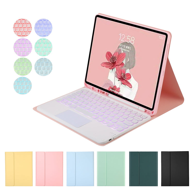 Load image into Gallery viewer, Samsung Galaxy Tab S10 FE Plus 13.1&quot; (2025) Smart Wireless Trackpad Keyboard Mouse Flip Case
