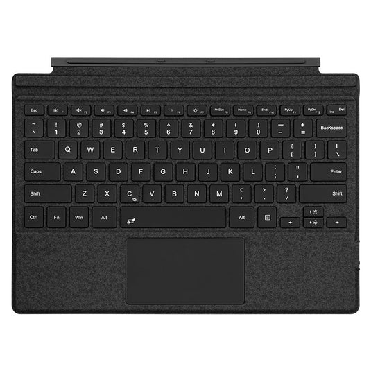 [With RGB Backlit] Microsoft Surface Pro 3/4/5/6/7/7 Plus - Compatible Ultra Thin Wireless Bluetooth Magnetic Touch Keyboard