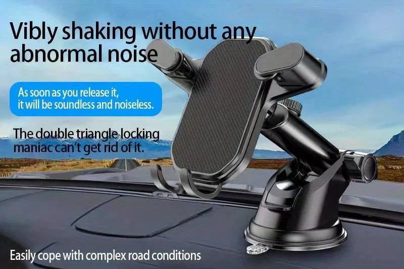 Cargue la imagen en el visor de la galería, [RT-666] Universal Dashboard &amp; Windscreen Mobile Phone Telescopic Gravity Auto-Lock Holder
