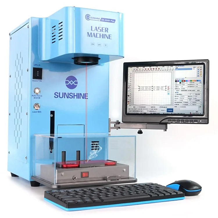 Chargez l&#39;image dans la visionneuse de la galerie, [SS-890B Plus] SUNSHINE Multi-functional Fiber Laser Marking Machine Mobile Phone Back Cover Remover - Polar Tech Australia
