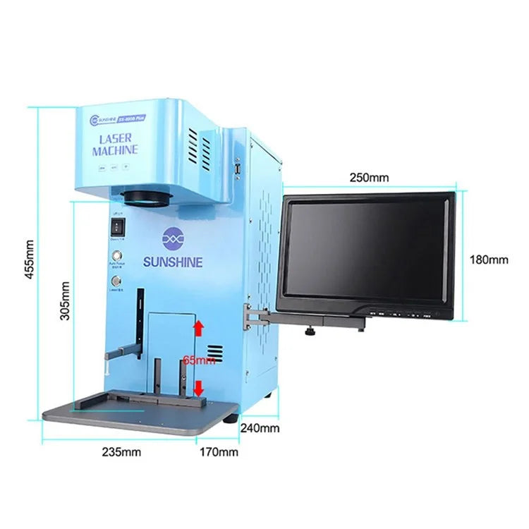 Chargez l&#39;image dans la visionneuse de la galerie, [SS-890B Plus] SUNSHINE Multi-functional Fiber Laser Marking Machine Mobile Phone Back Cover Remover - Polar Tech Australia
