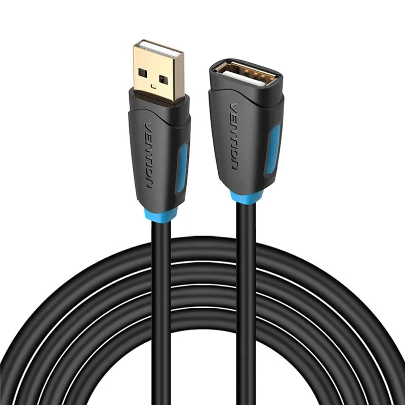 Load image into Gallery viewer, Xbox One PC VENTION CBCBI 3m Gold Plated USB 2.0 Extension Data Cable - Game Gear Hub
