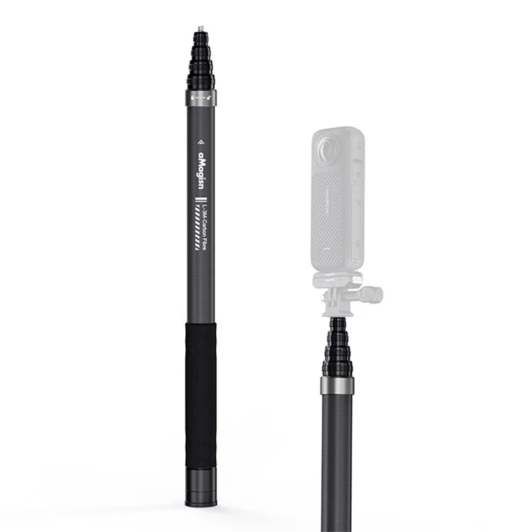 Load image into Gallery viewer, [3M Super Long] AMAGISN 3m Carbon Fiber Selfie Stick Sports Camera Extension Pole for Insta360 / DJI / GoPro - Polar Tech Australia
