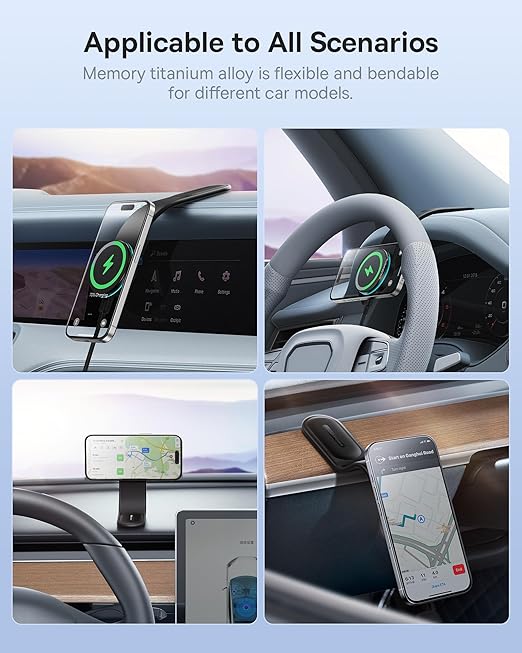 Load image into Gallery viewer, [L13B] Magsafe Compatible Fordable Magnet Magnetic Dashboard Mount Holder - Polar Tech Australia
