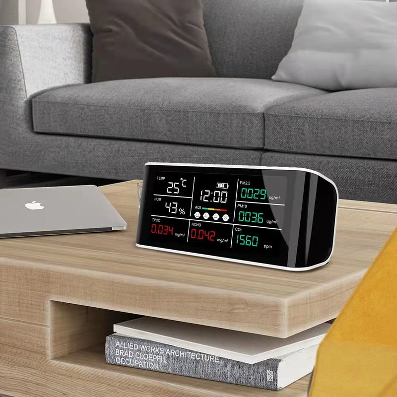 Load image into Gallery viewer, [TUYA Smart Home] Tuya Air Quality Monitor CO2/PM2.5/HCHO/TVOC Tester Report
