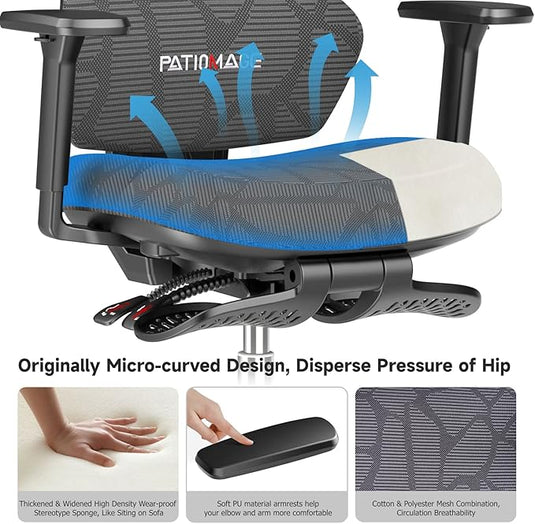 Breathing Mesh Ergonomic Gaming Chair Swivel Computer Office Chair