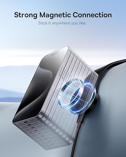 [L13B] Magsafe Compatible Fordable Magnet Magnetic Dashboard Mount Holder - Polar Tech Australia