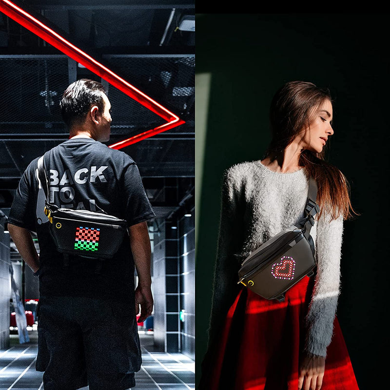 Load image into Gallery viewer, Divoom Sling Bag Pixel Art LED Daypack Perfect Gift - Polar Tech Australia
