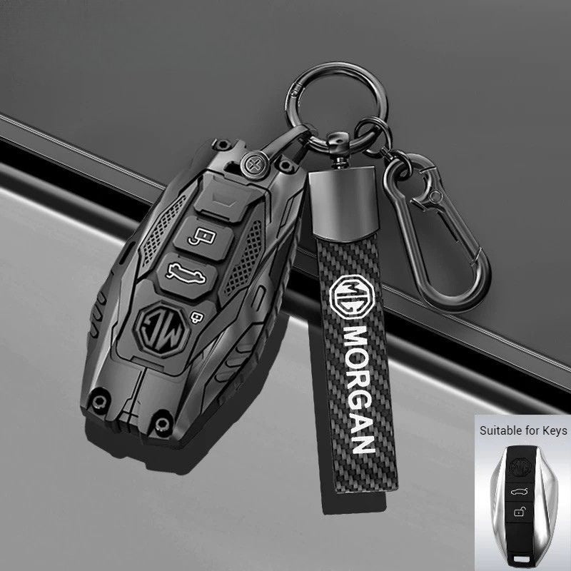 Chargez l&#39;image dans la visionneuse de la galerie, MG Mecha Style Smart Remote Control Car Key Fob Case Cover For MG5, MG6, ZST, ZS, HS

