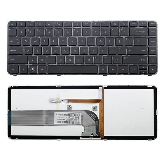 HP DV4-3000 DV4-3125 DV4-4000 DV4-3126 DV4-3010TX DV4-3114 DV4-3115 Series - Laptop Keyboard With Back Light US Layout - Polar Tech Australia