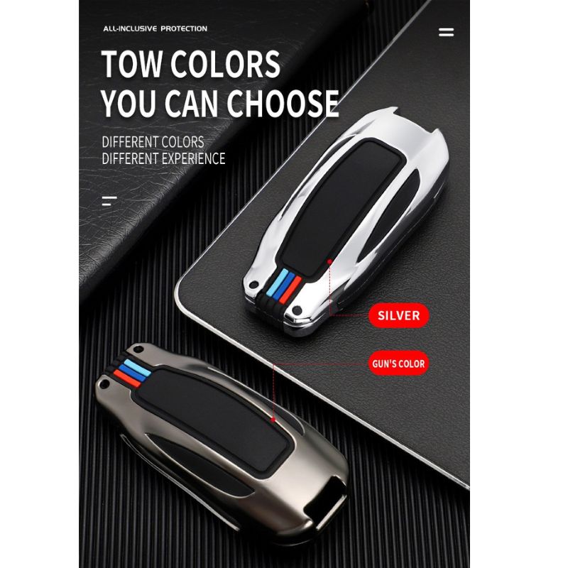 Load image into Gallery viewer, Tesla Metal Car Key Fob Casefor Model X
