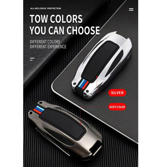 Tesla Metal Car Key Fob Casefor Model X