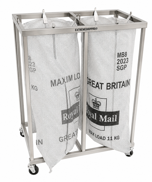 Double Sack Mail/Post/Bag AU Post Mail Bag Stand Sorting Holder Postbag Trolley