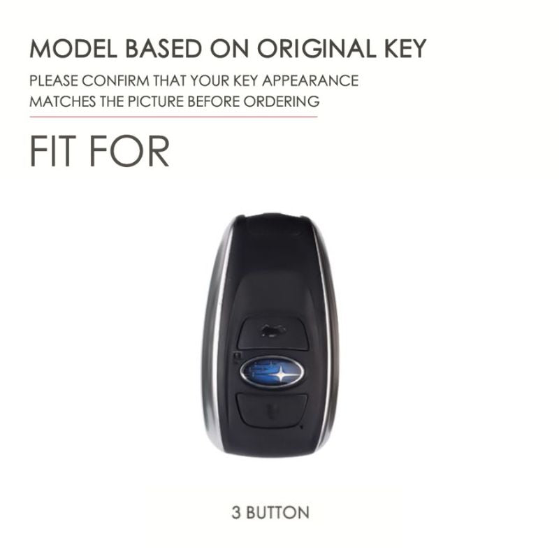 Chargez l&#39;image dans la visionneuse de la galerie, Subaru Metal Shell &amp; Soft Silicone Full Protection Remote Car Key Fob Case Cover For Outback, Forester, Impreza, WRX, XV, Crosstrek, Legacy
