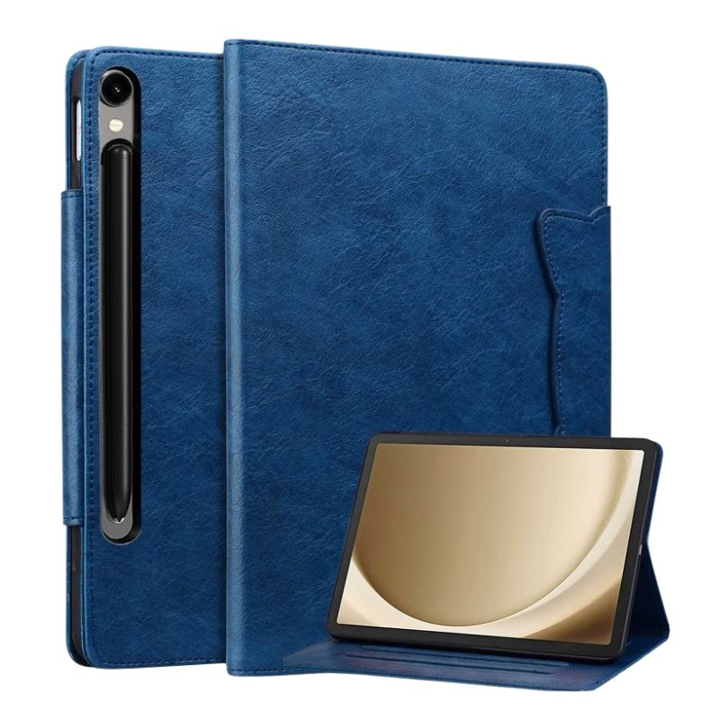 Cargue la imagen en el visor de la galería, [With Card Slot] Samsung Galaxy Tab S10 FE Plus (2025) 13.1“ - Business Full Covered PU Leather Flip Case With Magnetic Clasp - Polar Tech Australia

