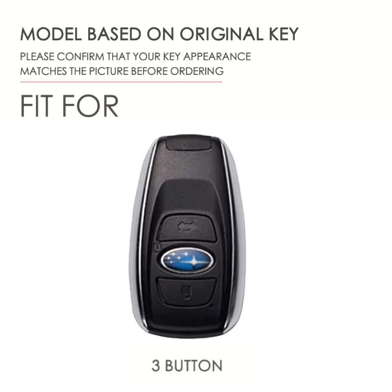Load image into Gallery viewer, Subaru Cowhide Leather Car Key Fob Protective Cover Case For Outback, Ascent, Forester, Crosstrek, Legacy, Impreza, WRX
