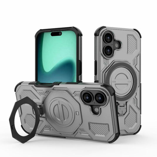 [Magsafe Compatible][Built-in Stand] Apple iPhone 17/Air/Pro/Max - Shield Shockproof Rugged Heavy Duty Case - i-Station Mobile Phone & Electronic Device Repair and Accessories