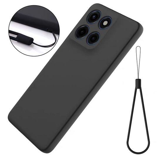 Motorola Moto Edge 50 Pro - Solid Color Liquid Silicone Dropproof Full Coverage Phone Case
