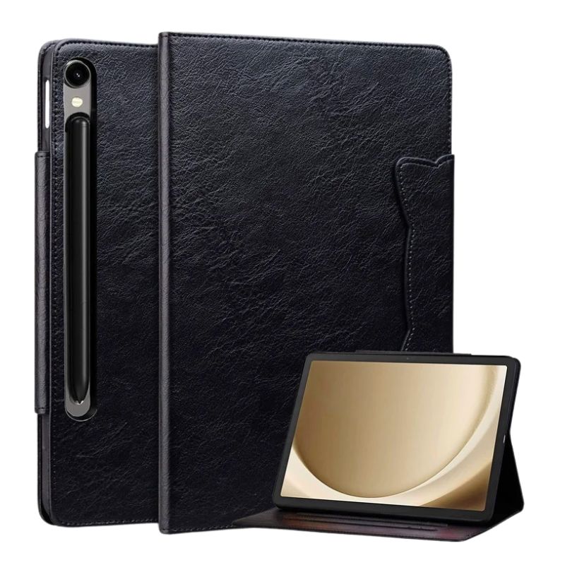 Cargue la imagen en el visor de la galería, [With Card Slot] Samsung Galaxy Tab S10 FE Plus (2025) 13.1“ - Business Full Covered PU Leather Flip Case With Magnetic Clasp - Polar Tech Australia

