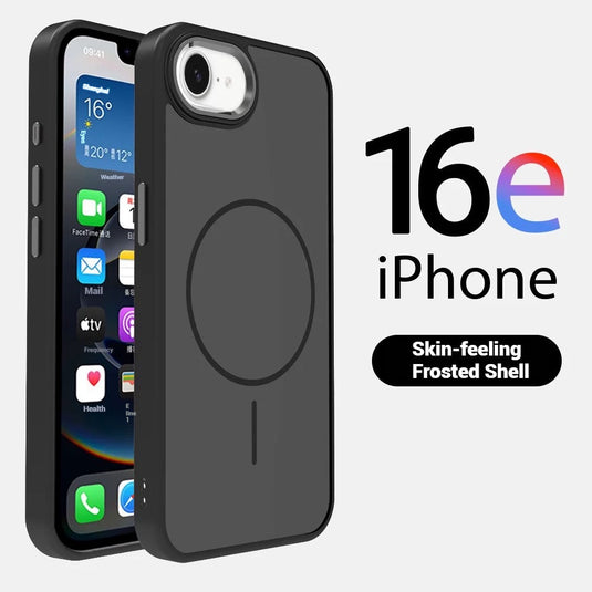 [Magsafe Compatible] Apple iPhone 16e - Full Coverage Matte Skin-friendly Airbag Shockproof Case - Polar Tech Australia
