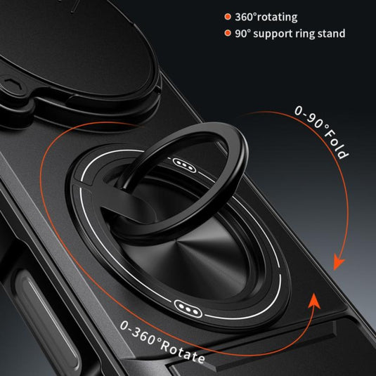 OPPO Find X9 Ultra - Sliding Window Multifunctional Magnetic Shockproof Phone Case - Polar Tech Australia