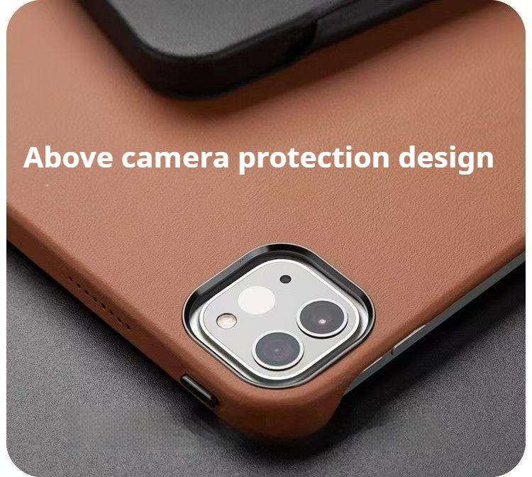 Cargue la imagen en el visor de la galería, Apple iPad Pro 11-inch 4th Gen (2022) Genuine Leather Full-protection Shockproof Case - Polar Tech Australia
