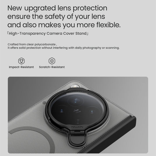 [Magsafe Compatible] OPPO Find N6 - Nillkin Frosted shield Prop Magnetic Camera protective Case - Polar Tech Australia