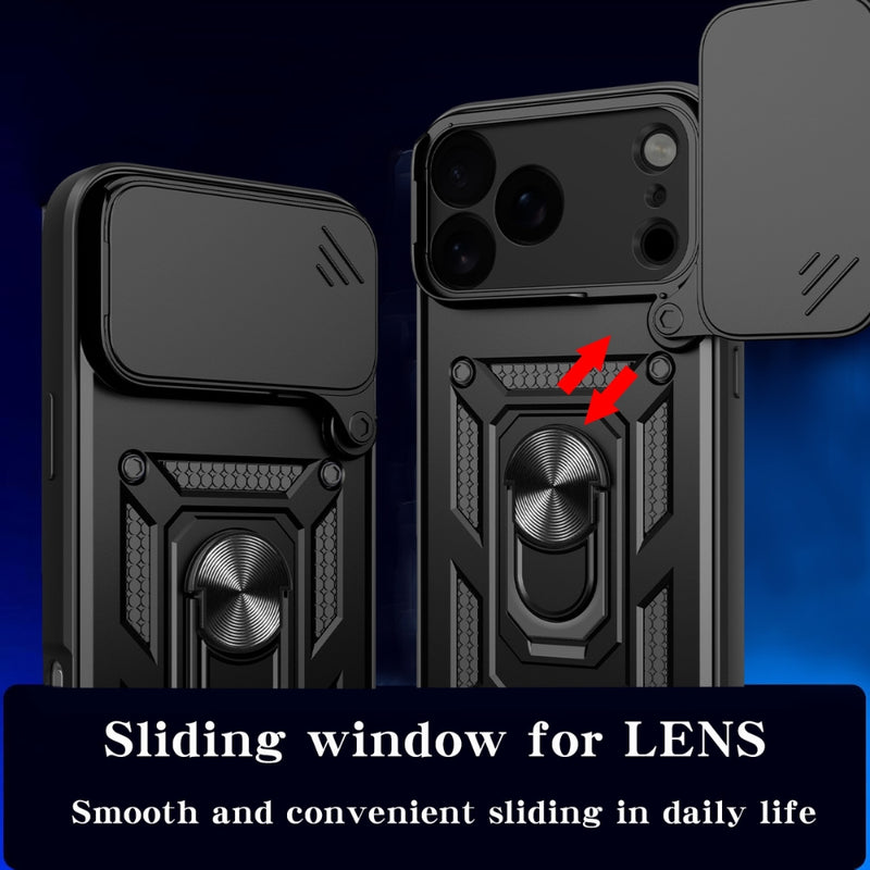 Cargue la imagen en el visor de la galería, Apple iPhone 17 Air - Shockproof Armour Heavy Duty Phone Case with Ring Holder &amp; Camera Protection
