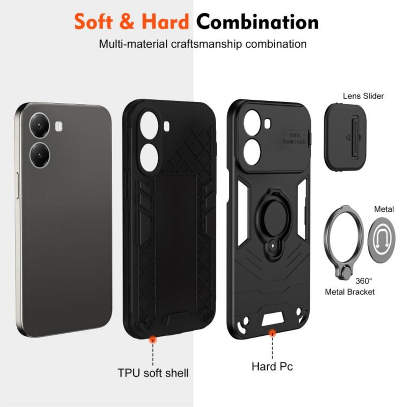 Load image into Gallery viewer, Xiaomi Poco X7 Pro - Camshield Ring Holder Phone Case - Polar Tech Australia
