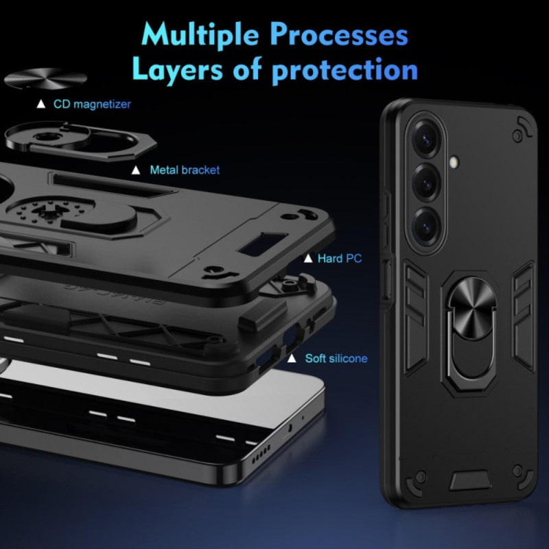 Cargue la imagen en el visor de la galería, Samsung Galaxy S26 / S26 Plus / S26 Ultra - Heavy Duty Armor Case With Metal Bracket
