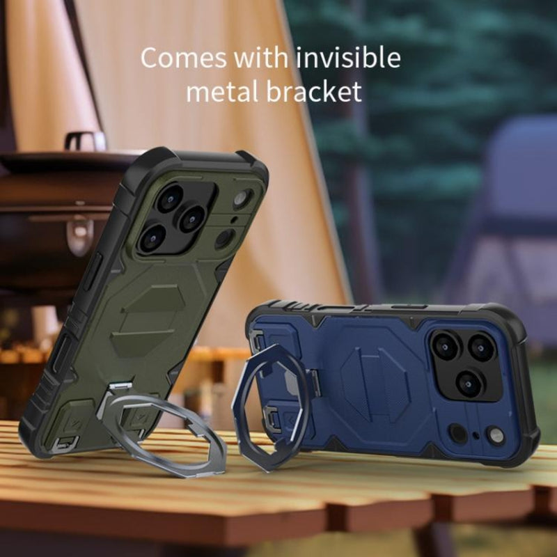 Load image into Gallery viewer, Apple iPhone 17 Air - Shockproof MagSafe Holder Phone Case with Strap
