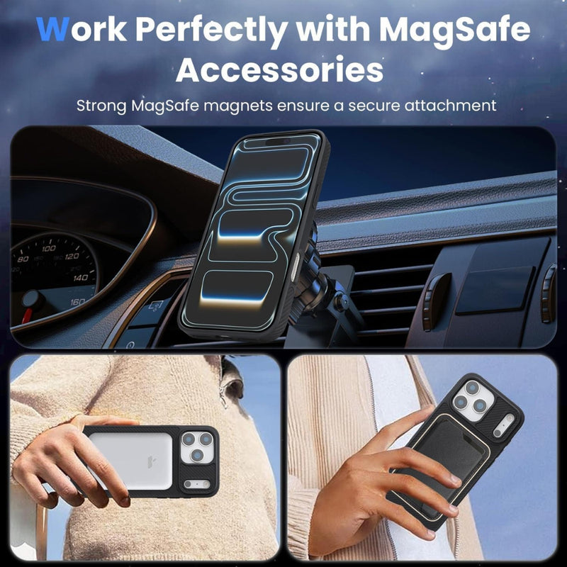 Chargez l'image dans la visionneuse de la galerie, Apple iPhone 18 Pro - Kalebol Carbon Fiber MagSafe Phone Case
